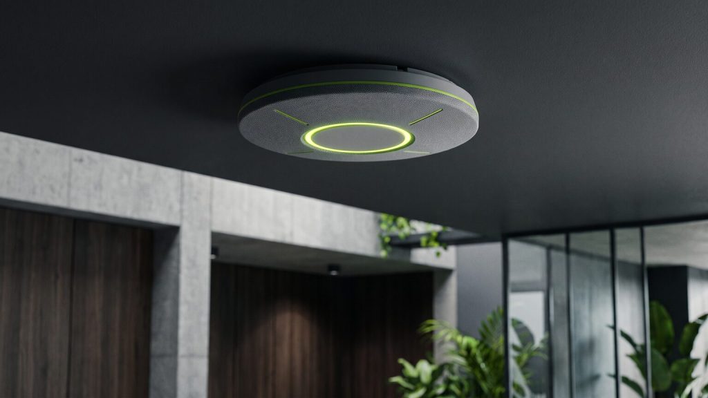 Enterprise-WLAN Access Point an Bürodecke